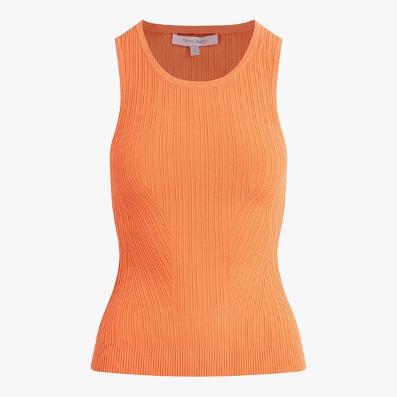 Favorite Daughter Tops - Favorite Daughter Kennedy Top in Creamsicle